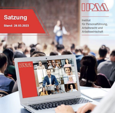 Deckblatt der IPAA-Satzung