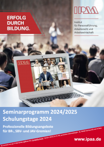 Deckblatt des IPAA-Schulungsprogramms 2024/2025