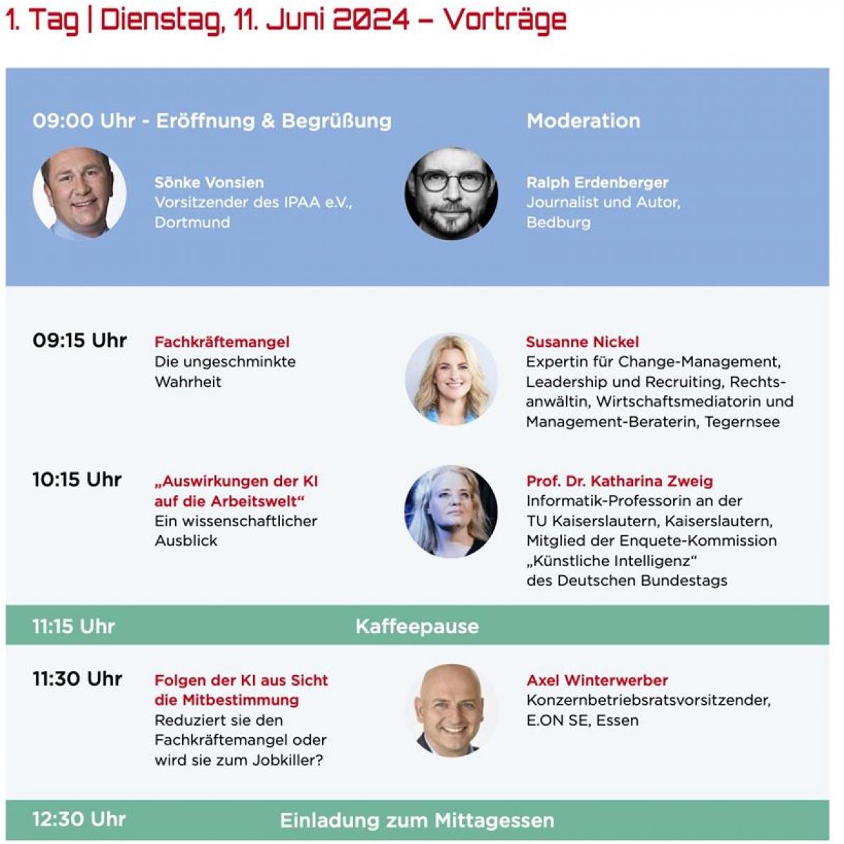 Programmheft der IPAA-Schulungstage 2024 - Seite 2-3