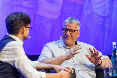 Martin Geilhorn  im Gespräch mit dem Moderator