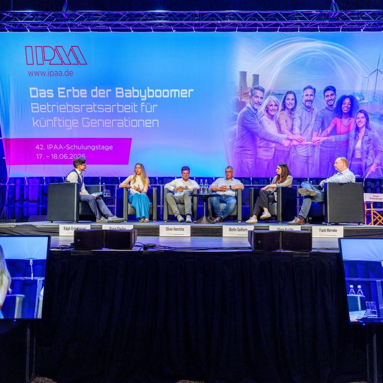 Die Teilnehmenden der Podiumsdiskussion 