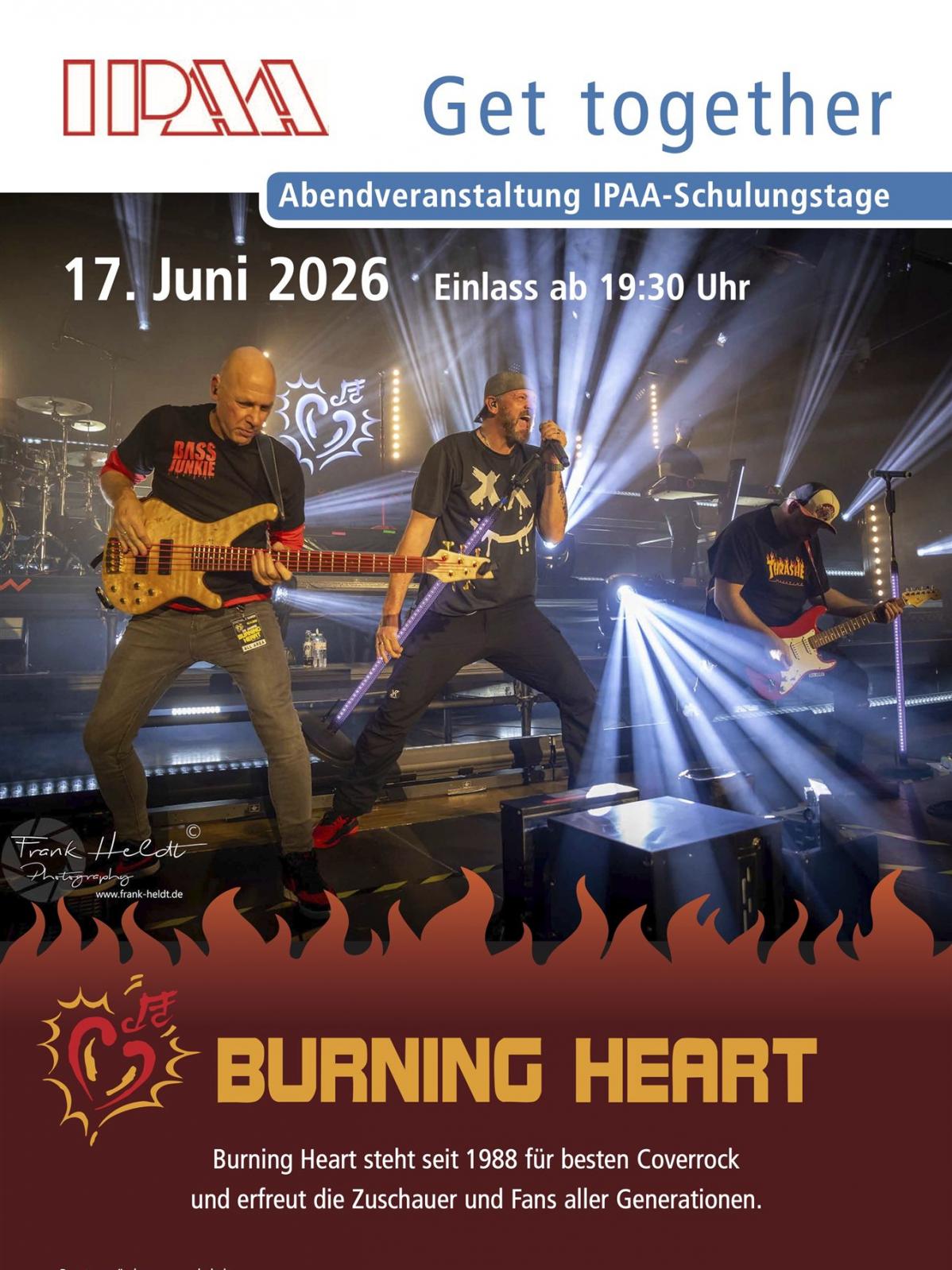 Die Band der IPAA-Schulungstage 2026: Burning Heart