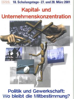 Plakat der IPAA-Schulungstage von 2001