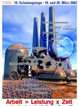 Plakat der IPAA-Schulungstage von 2002