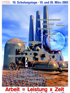 Plakat der IPAA-Schulungstage von 2002